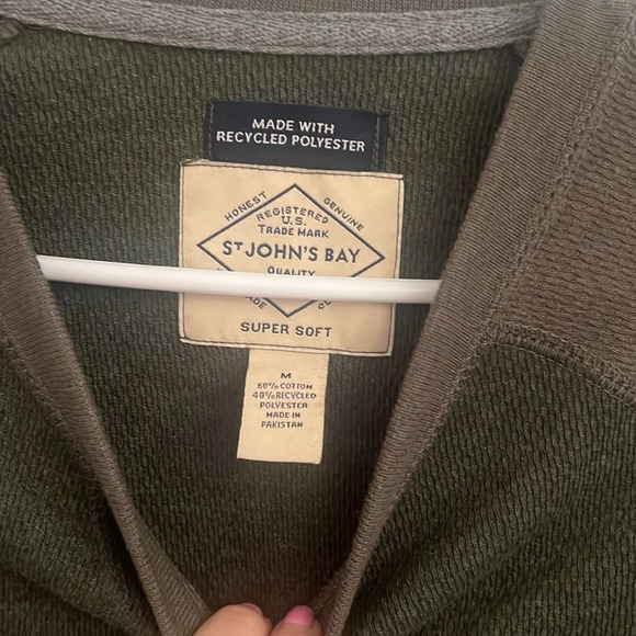 NWT St. John Waffle Knit Long Sleeve Crewneck - Picture 2 of 7